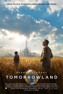 Tomorrowland movie poster.